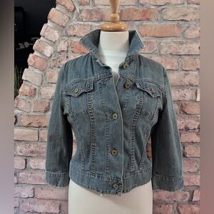 GAP Vintage 3/4 sleeve Light Blue jean Jacket